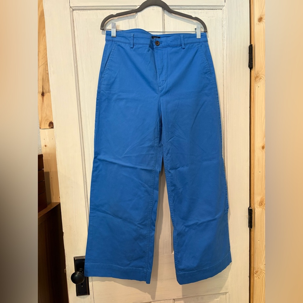 Jcrew wide leg chinos